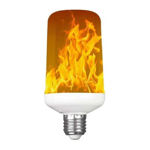 Lâmpada Bulbo LED Fogo Chamas Tocha Digital 9W