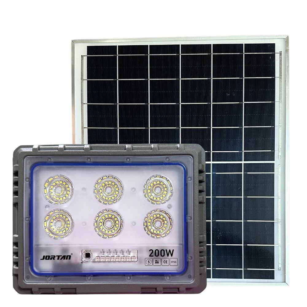 Refletor Solar 200w Holofote LED Jortan + Painel