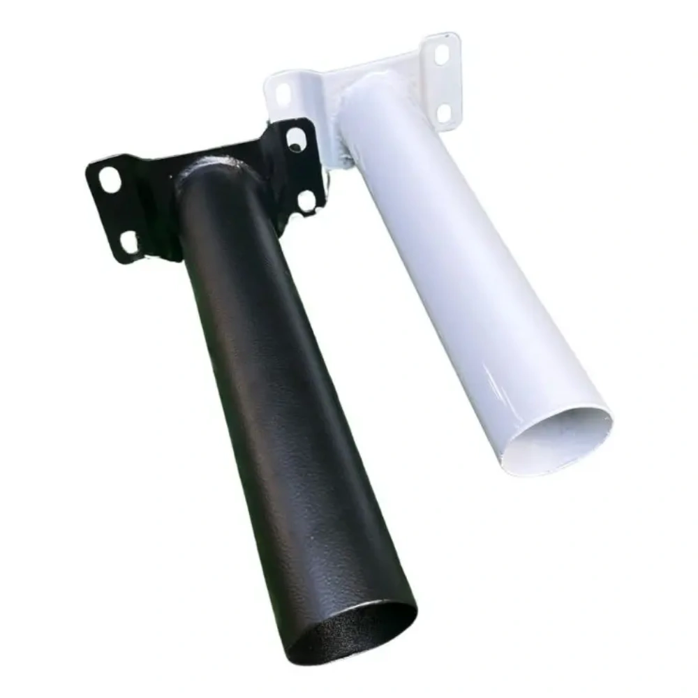 Suporte De Aco 25cm Para Luminaria Publica Solar De Led - foto 2