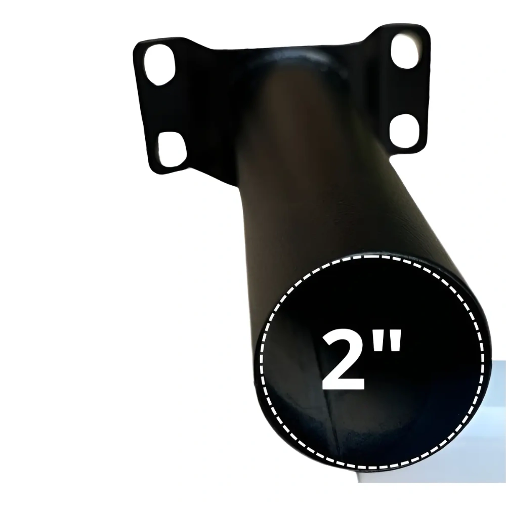 Suporte De Aco 25cm Para Luminaria Publica Solar De Led - foto 3