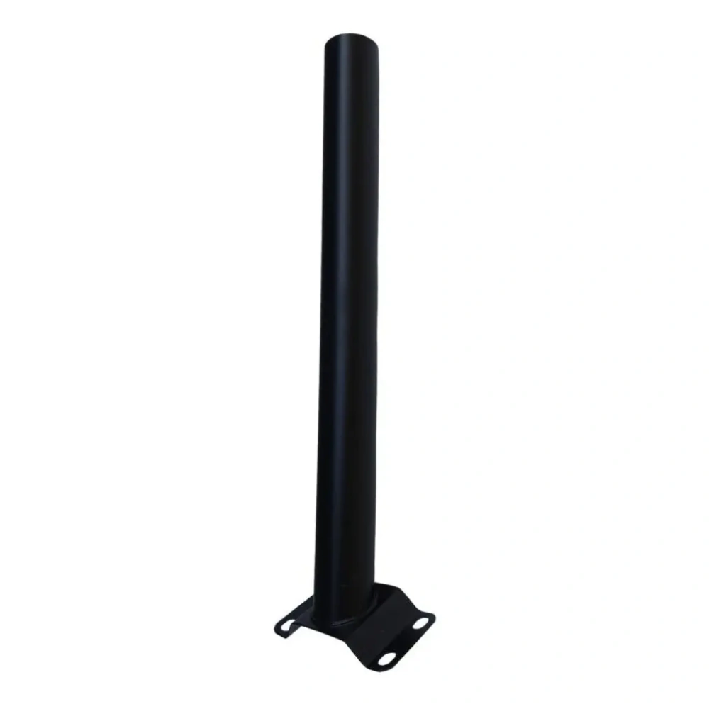 Suporte De Aco 50cm Para Luminaria + Chapa Aco Galvanizado - foto 2